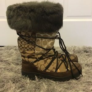 Authentic Coach Snow Boots